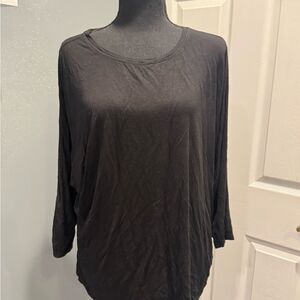 Willi Smith Women's Black 3/4 Sleeve Top size XL